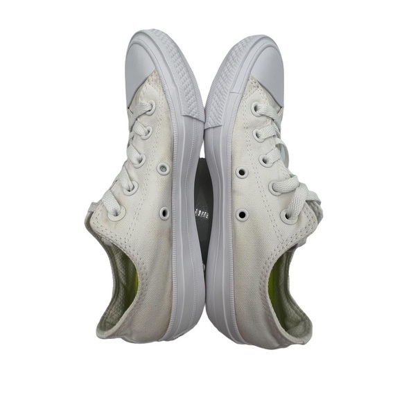 Converse White Chuck Taylor II Lunarlon Sneakers Size 6 Women's (4 Men's) - Picture 8 of 11